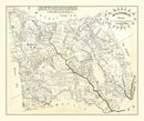 Vintage Map of Montgomery County, Texas 1933