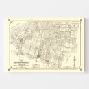 Vintage Map of Starr County, Texas 1935
