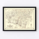 Vintage Map of Starr County, Texas 1935