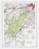 Vintage Pisgah National Forest Map 1966