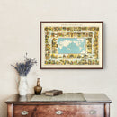 Jules Verne Around The World In 80 Days Map 1870