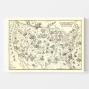 Vintage Bootlegger's Map of the United States 1926