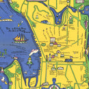 Vintage Map of Seattle, Washington 1927