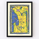 Vintage Map of Seattle, Washington 1927
