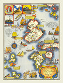 Vintage Isle of Shoals Map 1927