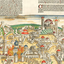 Vintage Holy Land Map 1493