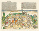 Vintage Holy Land Map 1493