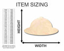 Unfinished Wood Safari Hat Shape - Explore - Craft - up to 46" DIY