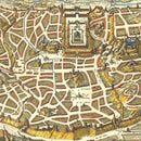 Vintage Map of Jerusalem, Israel 1648