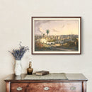 Vintage Map of Jerusalem, Israel 1838