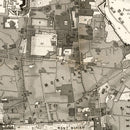 Vintage Map of Jerusalem, Israel 1860