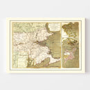 Vintage Map of the Seat of War in New England 1775