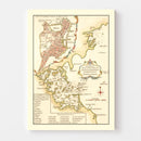 Vintage Map of Boston, Massachusetts 1774