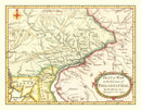 Vintage Map of the War in Philadelphia 1777