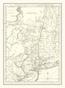 Vintage Hudson River Map 1778