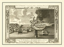 Vintage Battle of Bunker Hill Map 1775
