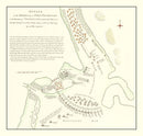 Vintage Fort Penobscot Map 1785