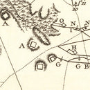 Vintage Siege of Gloucester Map 1787