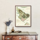 Vintage Battle of Bunker Hill Map 1793