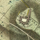Vintage Battle of Bunker Hill Map 1793