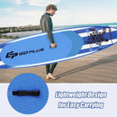10.6 Feet Inflatable Paddle Board with Carry Bag by LJGDeals