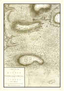 Vintage Battle of Hobkirks Hill Map 1794