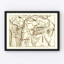 Vintage White Plains Battle Map 1796