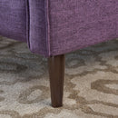 Mid-Century Modern Recliner With Button Tufted Waffle Stitch by HouseOfZazla