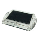 Hydro Glow 3.5" x 4.5" Rectangular LED Ultra Thin Solar Pathway Dock Light 2000K - Amber