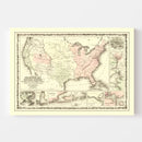 Vintage Military Map of the Southern Harbors 1861