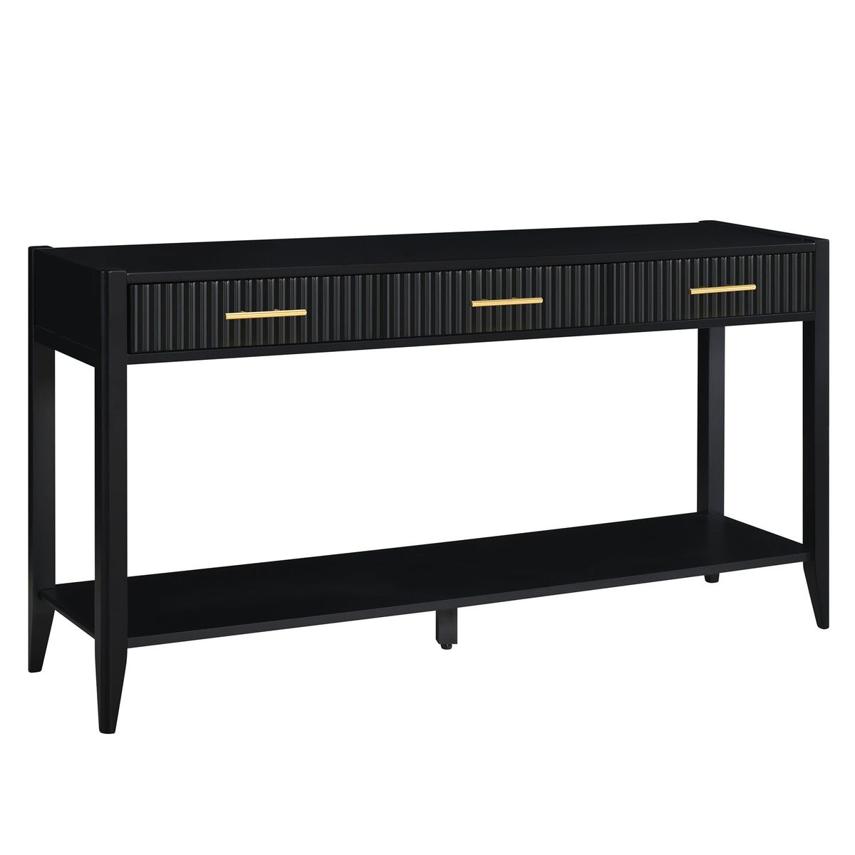 U_STYLE 60" Painted Console Table with 3 Drawers, photo 4 of 9