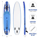 10.6 Feet Inflatable Paddle Board with Carry Bag by LJGDeals