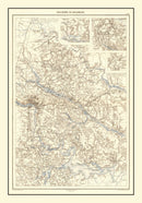 Vintage Richmond, VA Map 1874