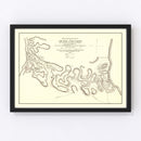 Vintage Fort Henry & Fort Donelson Map 1875