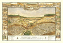 Vintage Andersonville Prison Map 1885