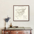 Vintage Inns of Court Rifle Volunteers Map 1890