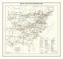 Vintage Inns of Court Rifle Volunteers Map 1890