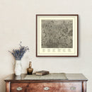 Vintage Gettysburg Battlefield Map 1936