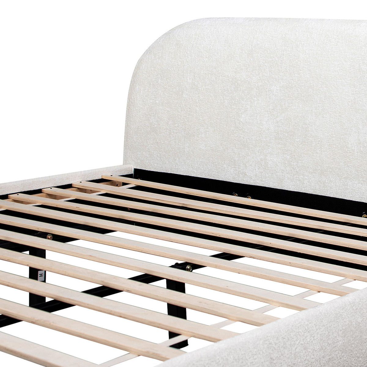 Archie Puffy Grounded - Upholstered Platform Bed, photo 6 of 40