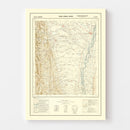 Vintage World War II India Map 1932