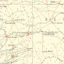 Vintage World War II India Map 1932