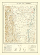 Vintage World War II India Map 1932