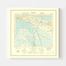 Vintage World War II Egypt Map 1934