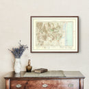 Vintage North Africa World War II Map 1941
