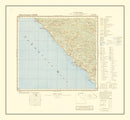 Vintage Soviet Union World War II Map 1942