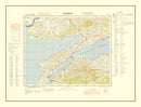 Vintage Turkey World War II Map 1942