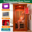 One-Person Sauna Room Front Wall