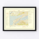 Vintage Turkey World War II Map 1942