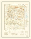 Vintage Iran World War II Map 1942