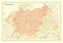 Vintage Germany World War II Map 1942